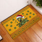 Marcus Garvey Christmas Rubber Doormat Inspirational History Quote Ugly Knitted Pattern Festive