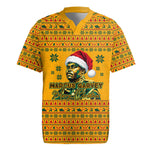 Marcus Garvey Christmas Rugby Jersey Inspirational History Quote Ugly Knitted Pattern Festive