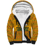 Marcus Garvey Christmas Sherpa Hoodie Inspirational History Quote Ugly Knitted Pattern Festive