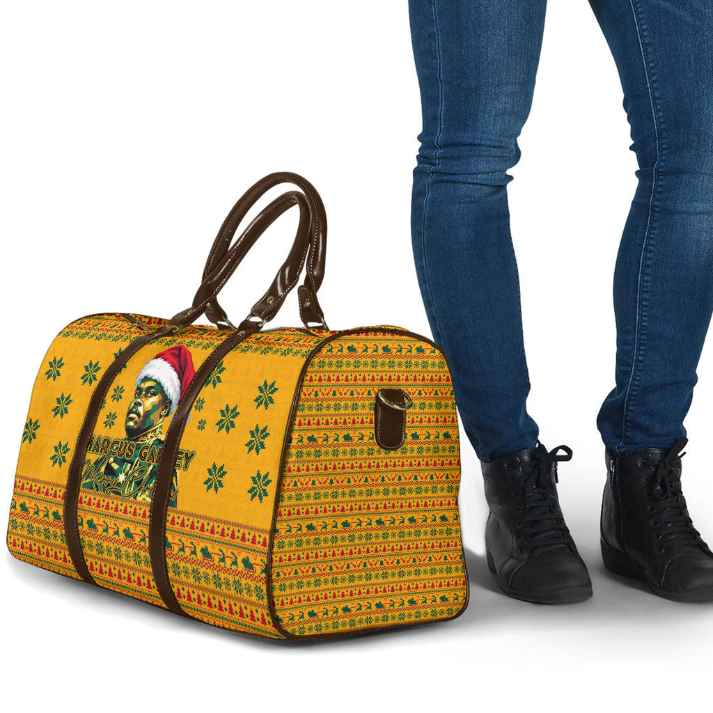 Marcus Garvey Christmas Travel Bag Inspirational History Quote Ugly Knitted Pattern Festive