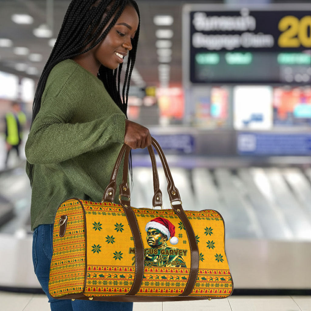 Marcus Garvey Christmas Travel Bag Inspirational History Quote Ugly Knitted Pattern Festive