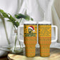 Marcus Garvey Christmas Tumbler With Handle Inspirational History Quote Ugly Knitted Pattern Festive