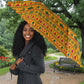 Marcus Garvey Christmas Umbrella Inspirational History Quote Ugly Knitted Pattern Festive