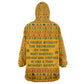 Marcus Garvey Christmas Wearable Blanket Hoodie Inspirational History Quote Ugly Knitted Pattern Festive