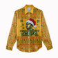 Marcus Garvey Christmas Women Casual Shirt Inspirational History Quote Ugly Knitted Pattern Festive