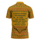 Marcus Garvey Christmas Zipper Polo Shirt Inspirational History Quote Ugly Knitted Pattern Festive
