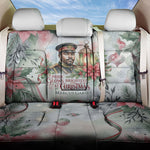 Marcus Garvey Christmas Back Car Seat Cover Pride Glows Brightest Quote Watercolor Botanical Poinsettia