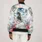 Marcus Garvey Christmas Bomber Jacket Pride Glows Brightest Quote Watercolor Botanical Poinsettia
