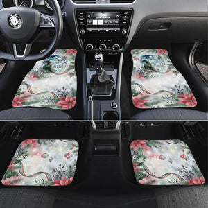Marcus Garvey Christmas Car Mats Pride Glows Brightest Quote Watercolor Botanical Poinsettia