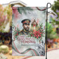 Marcus Garvey Christmas Garden Flag Pride Glows Brightest Quote Watercolor Botanical Poinsettia