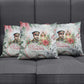 Marcus Garvey Christmas Pillow Cover Pride Glows Brightest Quote Watercolor Botanical Poinsettia