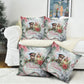 Marcus Garvey Christmas Pillow Cover Pride Glows Brightest Quote Watercolor Botanical Poinsettia