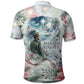 Marcus Garvey Christmas Polo Shirt Pride Glows Brightest Quote Watercolor Botanical Poinsettia