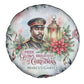 Marcus Garvey Christmas Spare Tire Cover Pride Glows Brightest Quote Watercolor Botanical Poinsettia