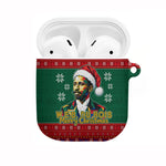 W.E.B. Du Bois Christmas AirPods Case Inspirational Liberty Quote Ugly Knitted Pattern Festive