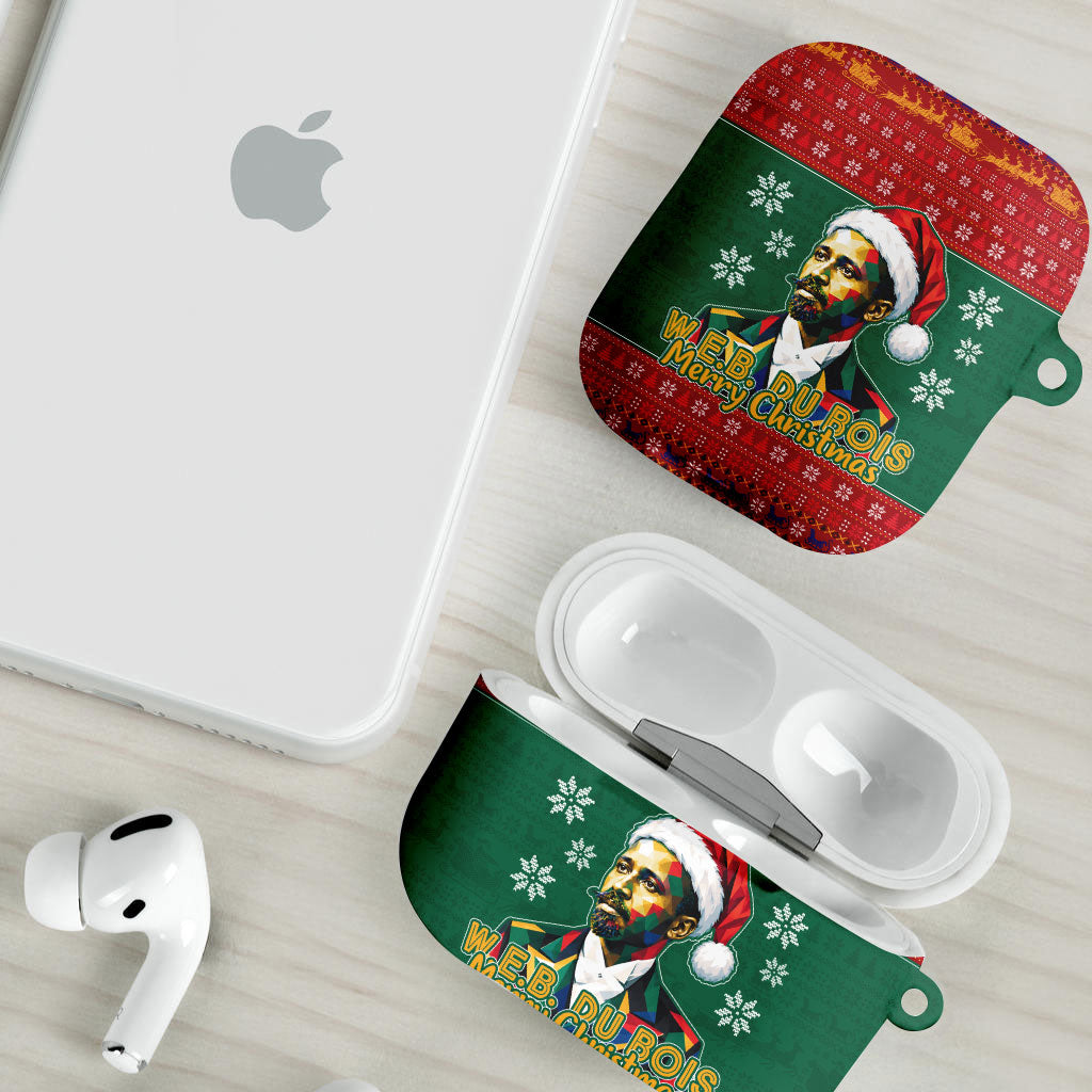 W.E.B. Du Bois Christmas AirPods Case Inspirational Liberty Quote Ugly Knitted Pattern Festive