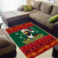 W.E.B. Du Bois Christmas Area Rug Inspirational Liberty Quote Ugly Knitted Pattern Festive