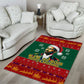 W.E.B. Du Bois Christmas Area Rug Inspirational Liberty Quote Ugly Knitted Pattern Festive