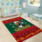 W.E.B. Du Bois Christmas Area Rug Inspirational Liberty Quote Ugly Knitted Pattern Festive
