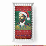 W.E.B. Du Bois Christmas Baby Bed Cover Inspirational Liberty Quote Ugly Knitted Pattern Festive