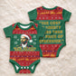 W.E.B. Du Bois Christmas Baby Onesie Inspirational Liberty Quote Ugly Knitted Pattern Festive