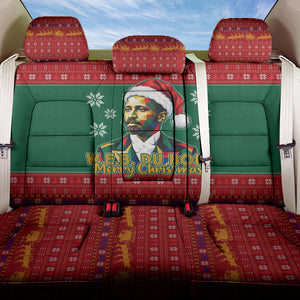 W.E.B. Du Bois Christmas Back Car Seat Cover Inspirational Liberty Quote Ugly Knitted Pattern Festive
