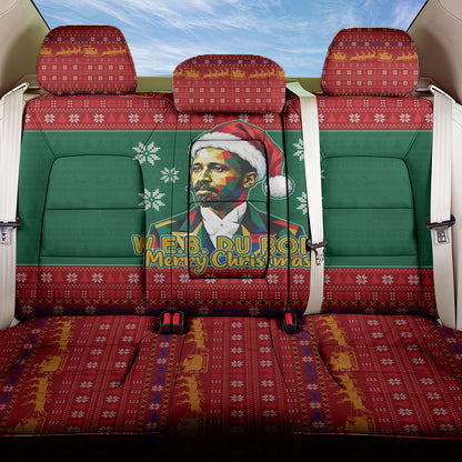 W.E.B. Du Bois Christmas Back Car Seat Cover Inspirational Liberty Quote Ugly Knitted Pattern Festive
