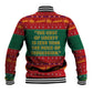 W.E.B. Du Bois Christmas Baseball Jacket Inspirational Liberty Quote Ugly Knitted Pattern Festive