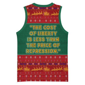 W.E.B. Du Bois Christmas Basketball Jersey Inspirational Liberty Quote Ugly Knitted Pattern Festive