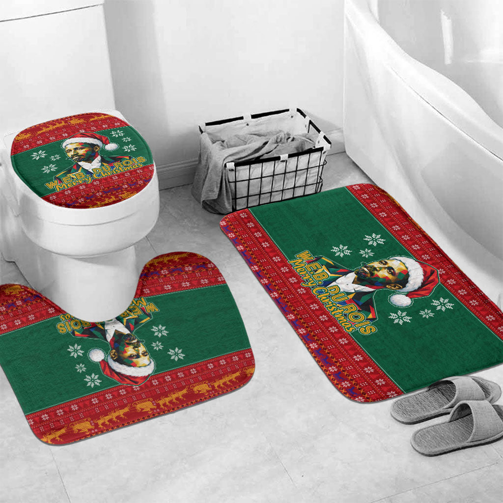 W.E.B. Du Bois Christmas Bathroom Set Inspirational Liberty Quote Ugly Knitted Pattern Festive