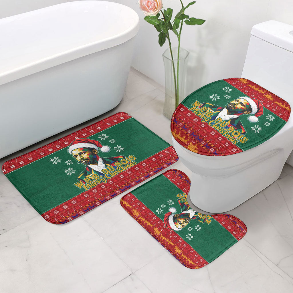 W.E.B. Du Bois Christmas Bathroom Set Inspirational Liberty Quote Ugly Knitted Pattern Festive