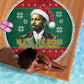 W.E.B. Du Bois Christmas Beach Blanket Inspirational Liberty Quote Ugly Knitted Pattern Festive