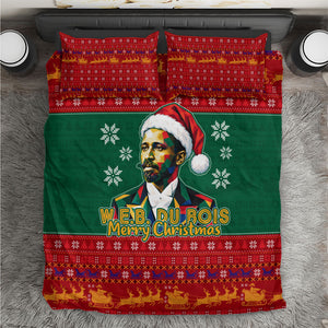 W.E.B. Du Bois Christmas Bedding Set Inspirational Liberty Quote Ugly Knitted Pattern Festive