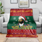 W.E.B. Du Bois Christmas Blanket Inspirational Liberty Quote Ugly Knitted Pattern Festive