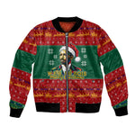 W.E.B. Du Bois Christmas Bomber Jacket Inspirational Liberty Quote Ugly Knitted Pattern Festive