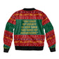 W.E.B. Du Bois Christmas Bomber Jacket Inspirational Liberty Quote Ugly Knitted Pattern Festive
