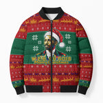 W.E.B. Du Bois Christmas Bomber Puffer Jacket Inspirational Liberty Quote Ugly Knitted Pattern Festive