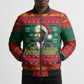 W.E.B. Du Bois Christmas Bomber Puffer Jacket Inspirational Liberty Quote Ugly Knitted Pattern Festive