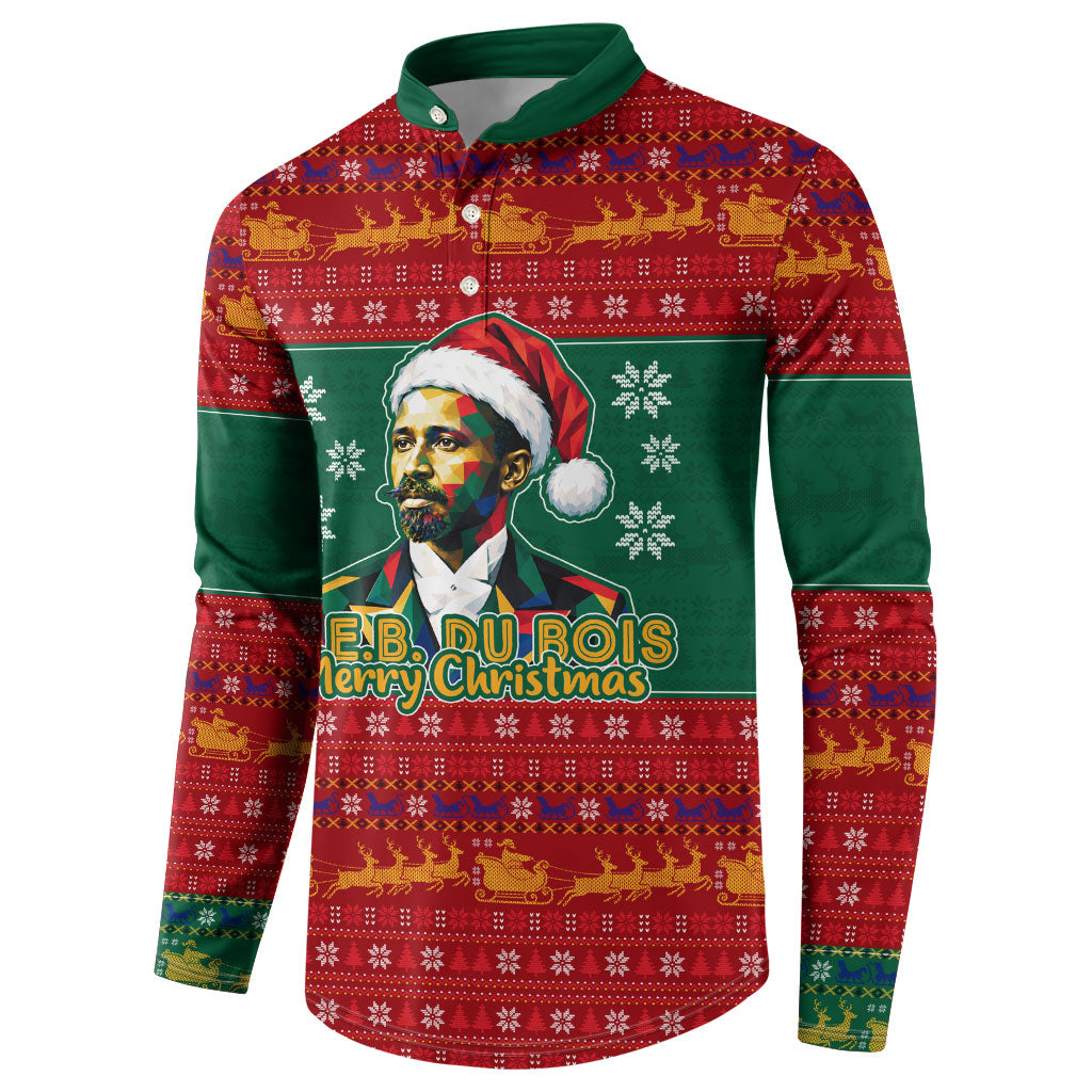 W.E.B. Du Bois Christmas Button Sweatshirt Inspirational Liberty Quote Ugly Knitted Pattern Festive