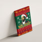 W.E.B. Du Bois Christmas Canvas Wall Art Inspirational Liberty Quote Ugly Knitted Pattern Festive