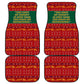 W.E.B. Du Bois Christmas Car Mats Inspirational Liberty Quote Ugly Knitted Pattern Festive