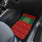 W.E.B. Du Bois Christmas Car Mats Inspirational Liberty Quote Ugly Knitted Pattern Festive