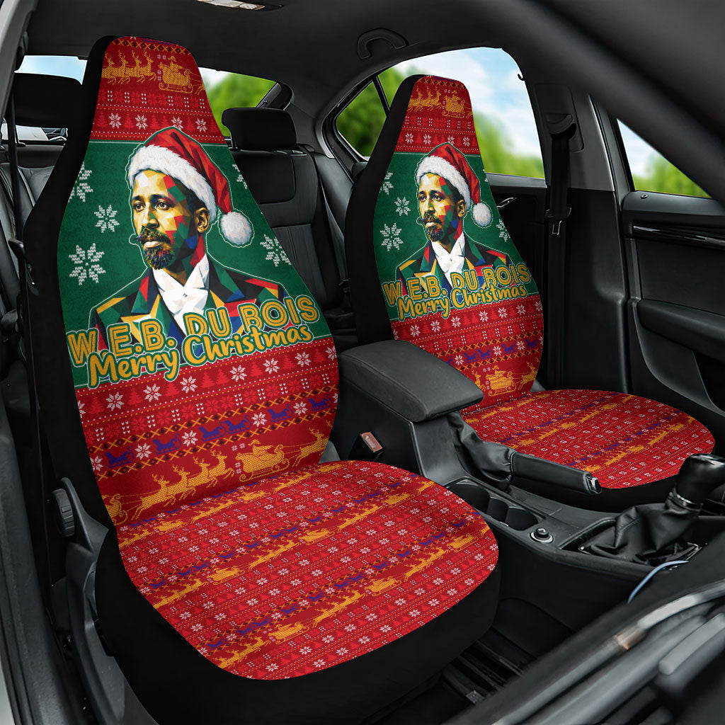 W.E.B. Du Bois Christmas Car Seat Cover Inspirational Liberty Quote Ugly Knitted Pattern Festive