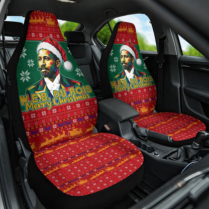 W.E.B. Du Bois Christmas Car Seat Cover Inspirational Liberty Quote Ugly Knitted Pattern Festive