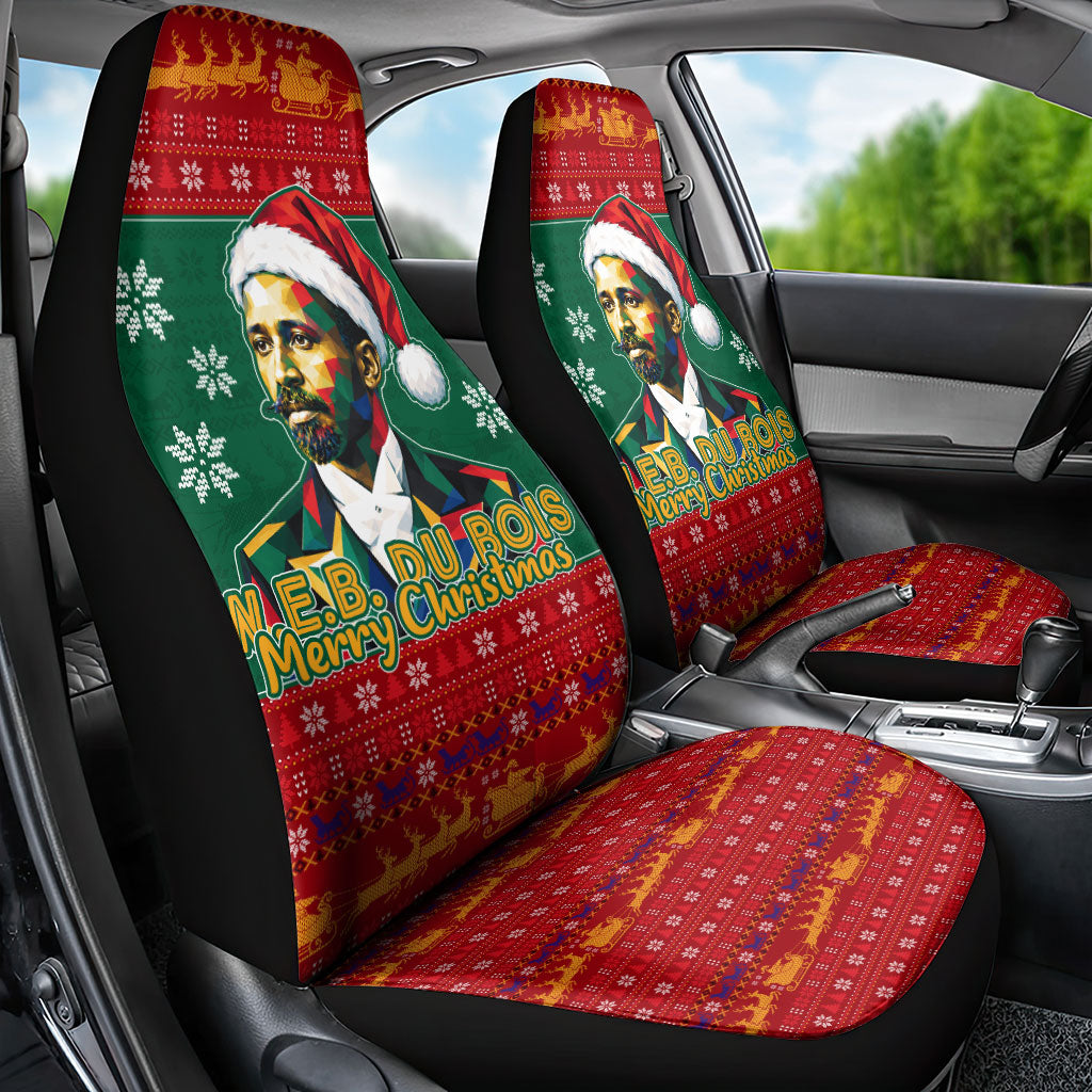 W.E.B. Du Bois Christmas Car Seat Cover Inspirational Liberty Quote Ugly Knitted Pattern Festive