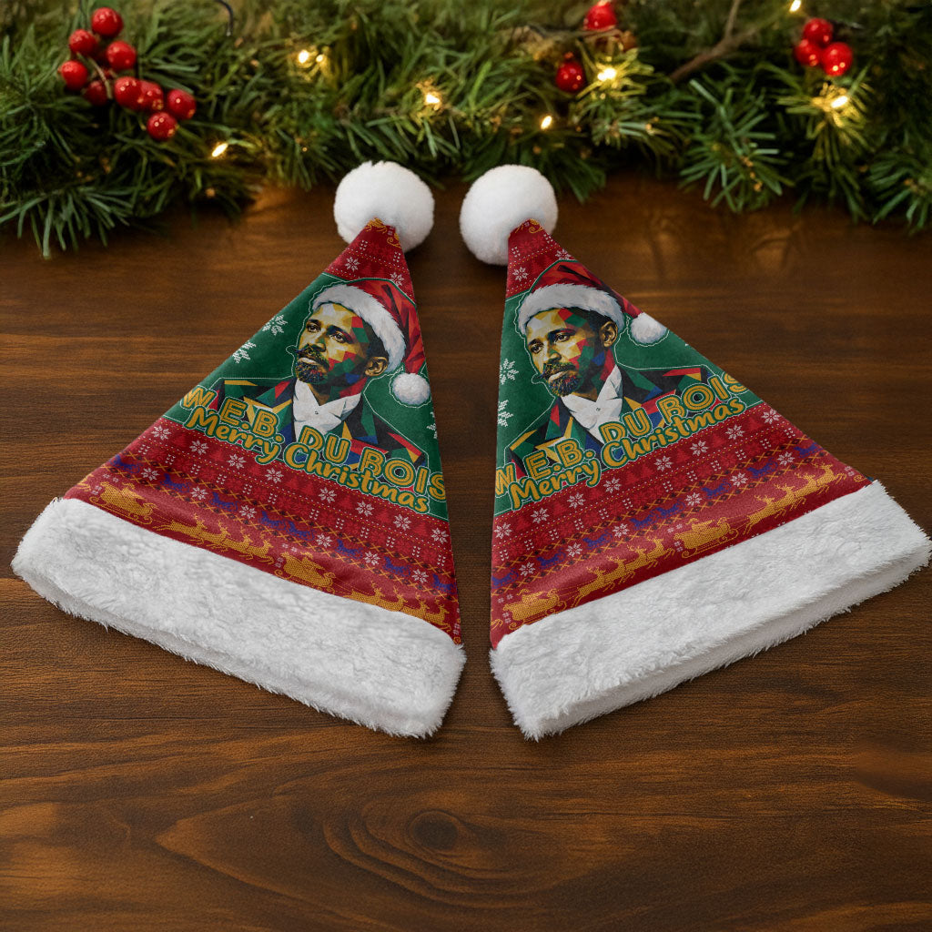 W.E.B. Du Bois Christmas Santa Hat Inspirational Liberty Quote Ugly Knitted Pattern Festive