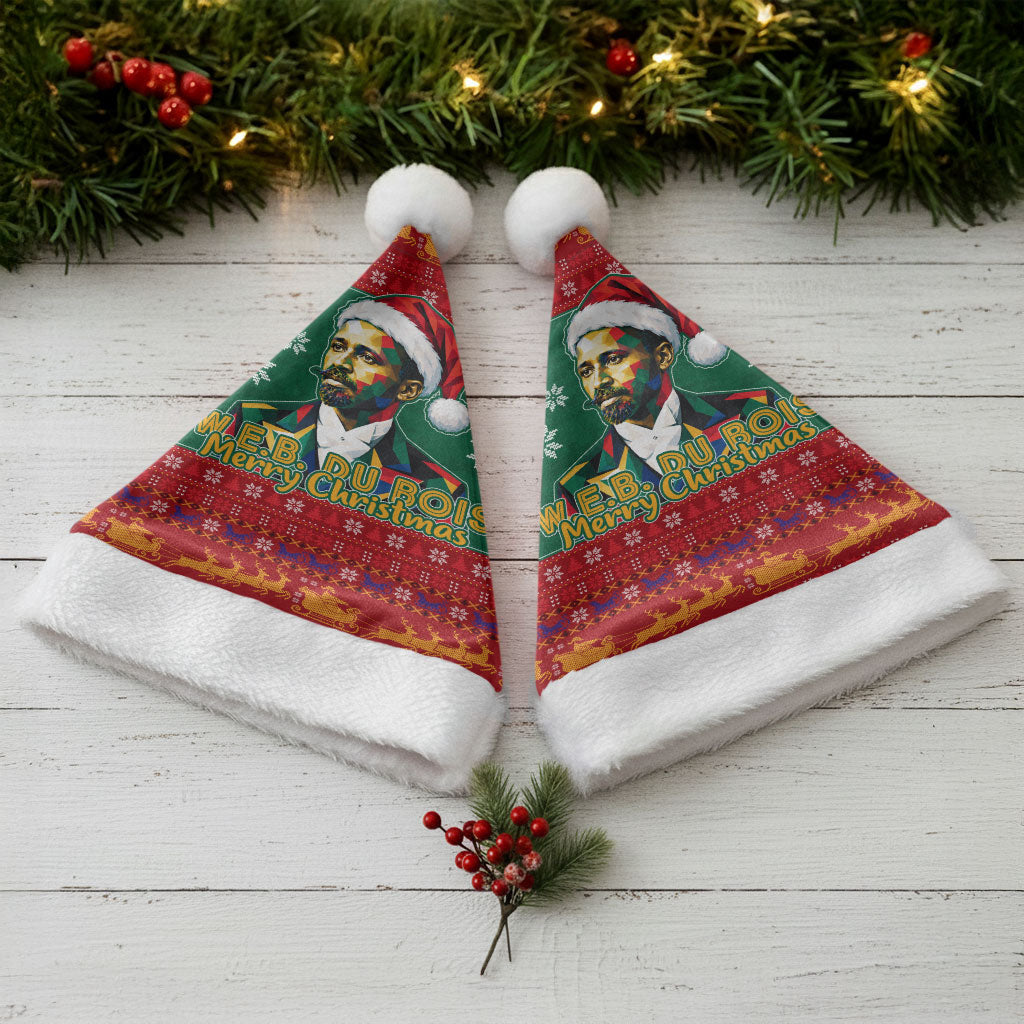 W.E.B. Du Bois Christmas Santa Hat Inspirational Liberty Quote Ugly Knitted Pattern Festive