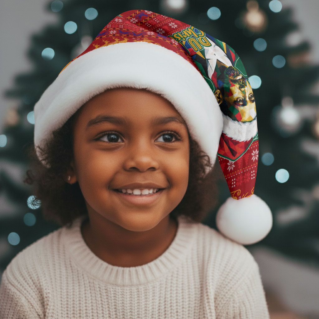 W.E.B. Du Bois Christmas Santa Hat Inspirational Liberty Quote Ugly Knitted Pattern Festive