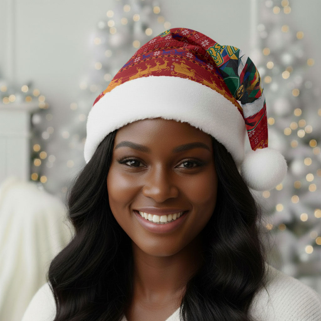 W.E.B. Du Bois Christmas Santa Hat Inspirational Liberty Quote Ugly Knitted Pattern Festive