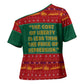 W.E.B. Du Bois Christmas Cross Shoulder Shirt Inspirational Liberty Quote Ugly Knitted Pattern Festive